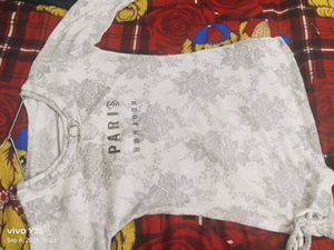 Y2K Paris Printed Top / Mini Dress