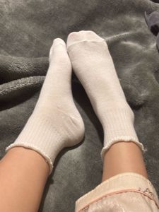used white socks