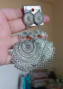 Beautiful Oxidised Earrings Partywear