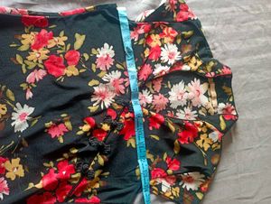 Floral Print Top strechable