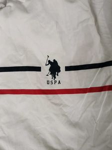US Polo Assn. White Striped Shirt for men