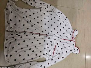 Heart Print Pajama Set