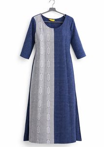 Navy Blue - Aurelia Straight Fit Kurta