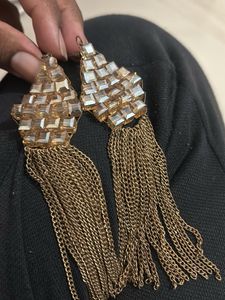 Stunning Beaded Tassel Earrings