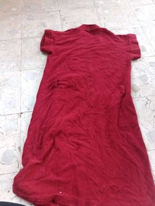 Cozy Red Bathrobe