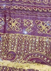 Elegant Red &amp; Gold Embroidered Saree