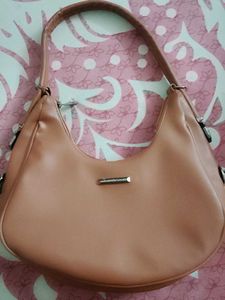 Stylish Tan Hobo Bag