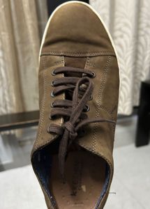 FREE DELIVERY Stylish Brown Leather Sneakers