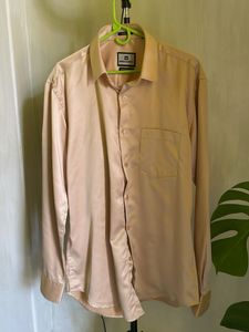 Men's Shiny Button-Up Shirt