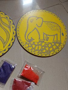 Sand Art Madhubani Pictures