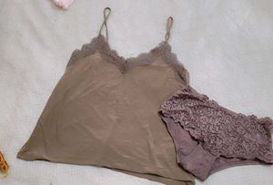 Very Beautiful Lace Cami With Penty