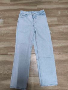 Light Wash Wide Leg Jeans