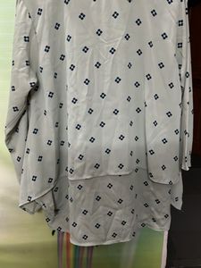 Stylish Tiered Print Kurta