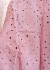 Men's Pink Printed Casual Shirt