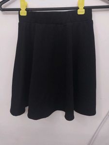 Black Flared Skirt