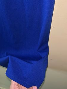 Elegant Royal Blue Lace Dress