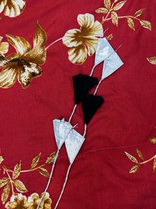 Elegant Black Embroidery Kurta Set with Wide-Leg