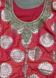 Embroidered partywear kurta ghaghra