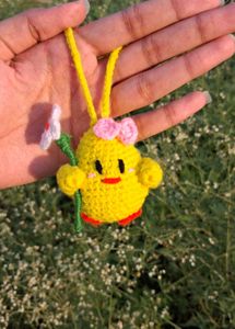 Yellow Chick Keychain