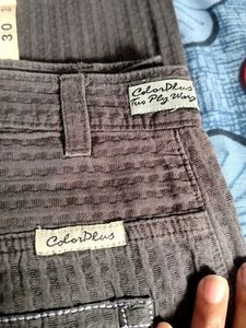 Black Stylish Striped Pant.