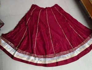 Navratri chaniya choli maroon ethnic skirt