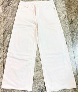 White Wide Leg Jeans
