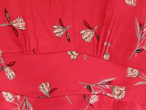 Myntra Tokyo Talkies Floral Print Red Dress