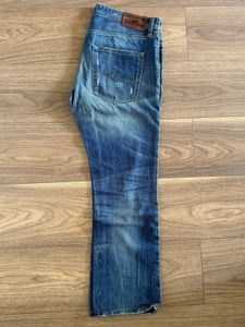 Vintage Style Blue Denim Jeans