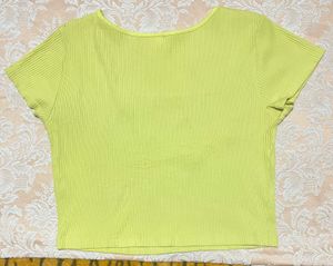 Cute Yellow Cropped Top
