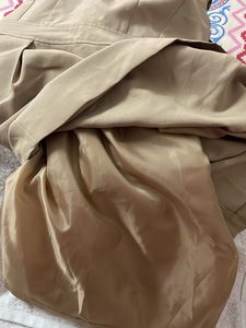 Elegant Tan Sleeveless Dress