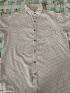 White Printed Shirt