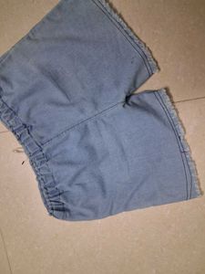Light Wash Denim Shorts