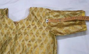 Girl frock Vibrant 🇬🇧Yellow &amp; Blue Cutwork