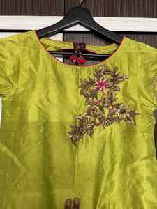 Elegant Lime Green Kurta
