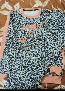Leopard Print nightsuit