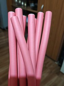 Pink Heatless hair curling Set (10 pieces)