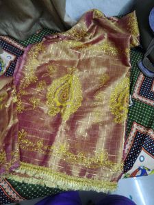 double shade old vintage lehnga