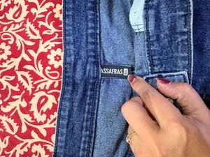 Stylish Denim Midi Skirt