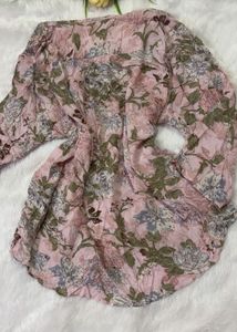 Floral Print Long Sleeve Top