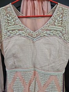 Peach party Kurta Set free delivery