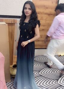 Elegant Black Ethnic Gown with Gold Embellishments