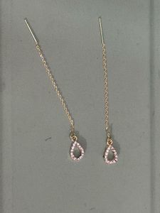 Elegant Drop Earrings with Crystals