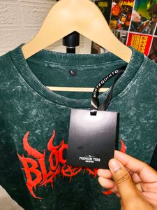 MONTEQUINTO UNISEX ACID WASH OVERSIZE TEE 🔥🔥