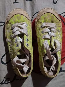 Beautiful Florescent Colour Shoes For Girls.