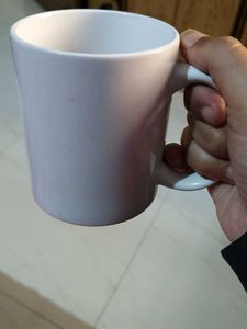 Plain White Ceramic Mug