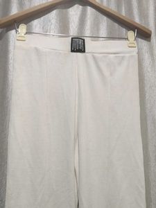 White Flared Leggings