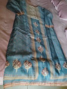 Elegant Blue Printed Kurta