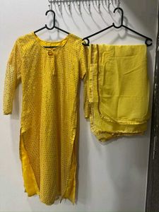 Yellow Patiala Salwar Set