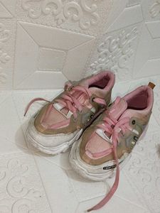 Pink Chunky Sneakers