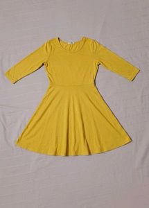 Cute Yellow Mini Dress